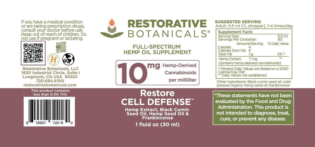 Restorative Botanicals - Cell Defense